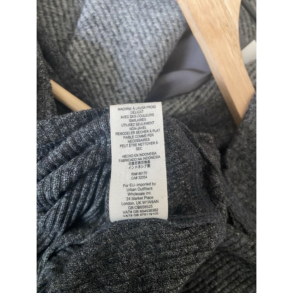 Free People Blouse Top Womens XS London Town Heather Gray Rubbed - Picture 6 of 6